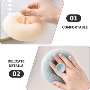 Exfoliating Sponge Shower Loofah - Light Peach