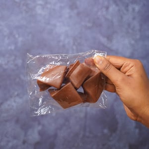 Square Shape Silicone Chair Leg Cover 4pcs - Brown