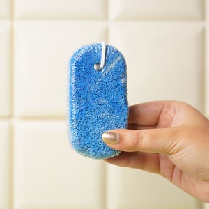 Zinger Pumice Stone Foot Scrub - Blue