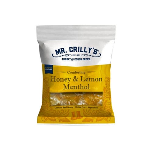 Mr. Crilly's Honey & Lemon Menthol Candy 90g
