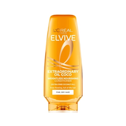 L'Oreal Elvive Extraordinary Oil Coco Weightless Nourishing Conditioner For Fine & Dry Hair 300ml ▪