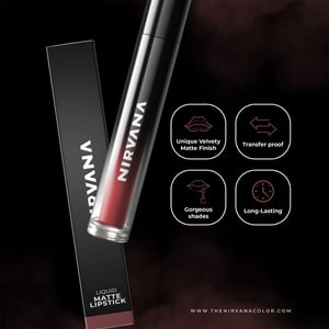 Nirvana Liquid Matte Lipstick 5ml - Sweet Sin L06