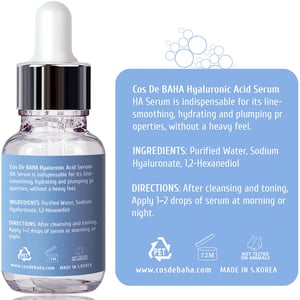 Cos De BAHA Hyaluronic Acid Serum 30ml - H •