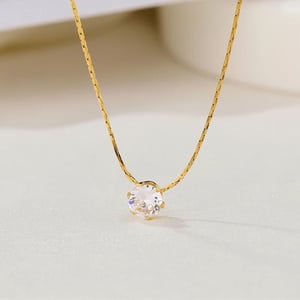 One Stone Necklace For Women