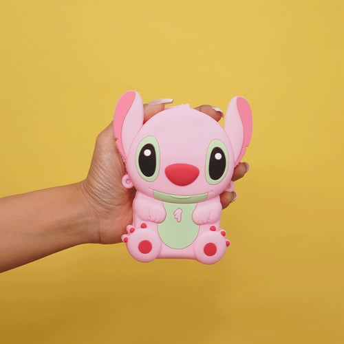 Stich Mini Baby Silicon Bag - Baby Pink