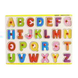 Colorful Wooden 3D Learning Board - Alphabets