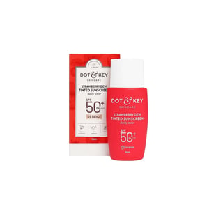 Dot & Key Strawberry Dew Tinted Sunscreen 50ml SPF 50+ PA++++ 05 Beige  •