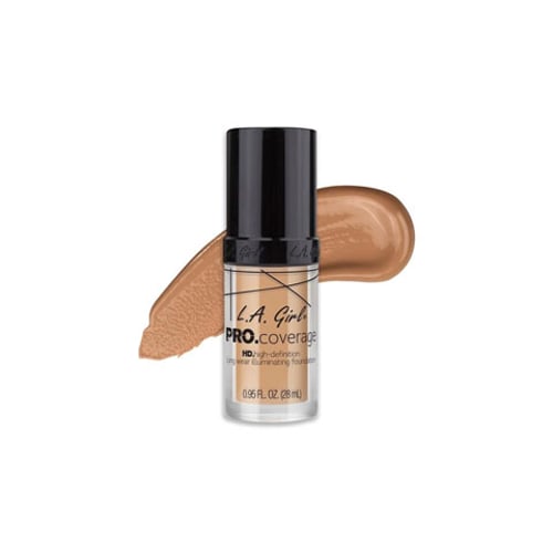 L.A. Girl Pro.Coverage Illuminating Foundation 28ml - GLM644 Natural
