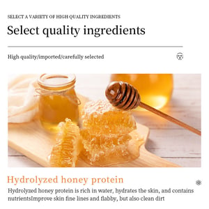 Bioaqua Honey Moisturizing Facial Sheet Mask 25g