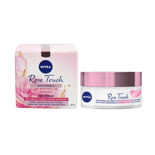 Nivea Rose Care Anti-Wrinkle Day Cream With Rose Petal Oil & Calcium 50ml