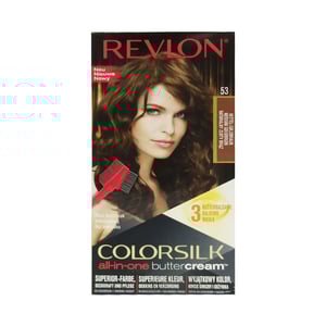 Revlon ColorSilk Buttercream Hair Color - 53 Medium Golden Brown  •