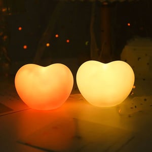 Mini LED Heart Lamp - White
