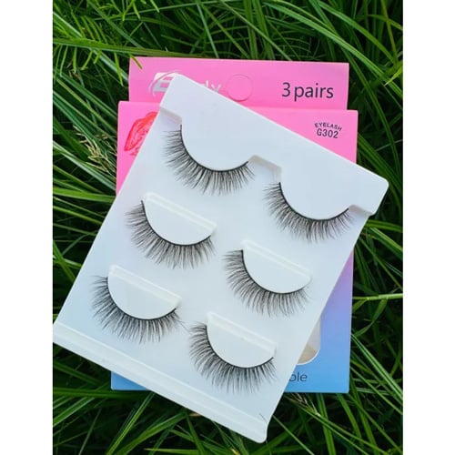 Everly Beauties 3pair G300 Series Eyelash - G302
