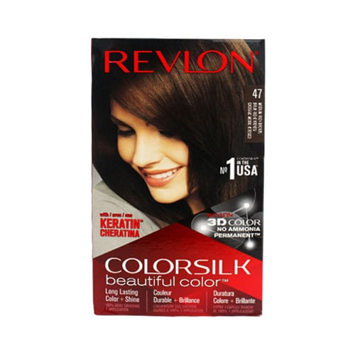 Revlon Colorsilk Beautiful Color - 47 Medium Rich Brown  •