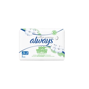 Always Cotton Protection Night Sanitary Pads Size 3 - 9 Ultra Pads