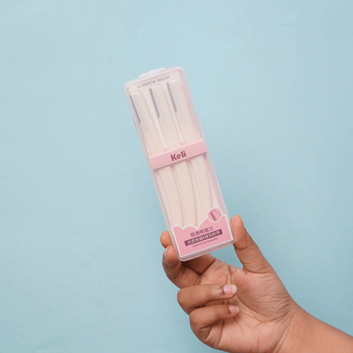 Keli Eyebrow Razor 3pcs (TM1208) - Off-White Set