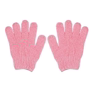 Skinlogic Exfoliating Shower Gloves - Pink