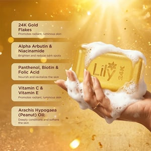 Lily Premium Gold Soap 175g