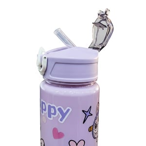 Premium Cute Water Bottle - Purple Labubu