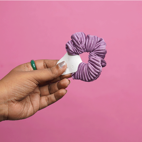 Scrunchie Soft Hand & Hairband - Light Magenta