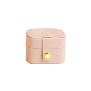 Mini Jewelry Ring Box - Beige