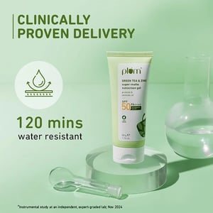 Plum Green Tea & Zinc Super Matte Gel Sunscreen 50gm - SPF 50 PA++++ •