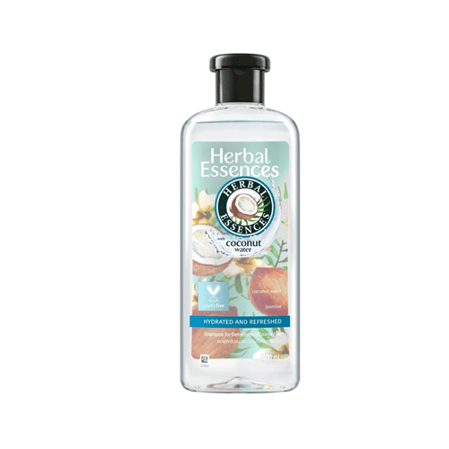 Herbal Essences Hydrated And Refreshed With Coconut Water And Jasmine Shampoo 400ml •