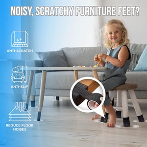 Soundproof Self-Adhesive Tape For Furnitures - Black