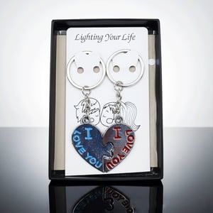 Couple Key Ring Set - I Love You