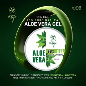 Skin Cafe 98% Aloe Vera Gel 240ml