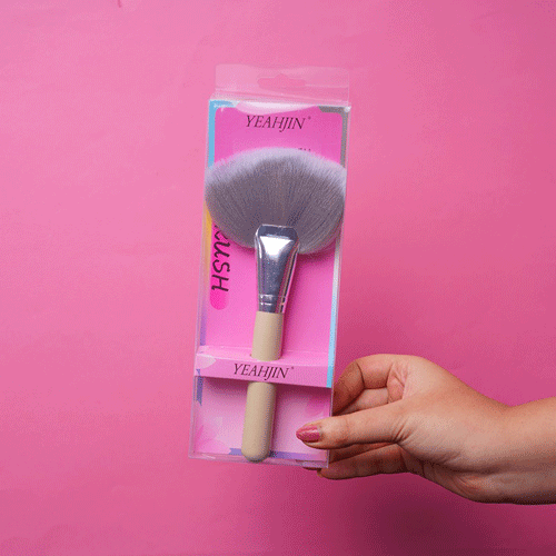 Yeahjin Big Fan Makeup Brush - Wooden