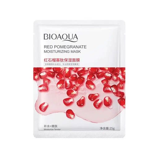 Bioaqua Red Pomegranate Moisturizing Sheet Mask 25g
