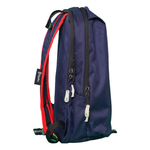 Stripelnc Journey Exclusive Travel Backpack - Navy Blue & Orange