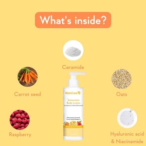WishCare Sunscreen Body Lotion 200ml - SPF 50 PA++++•