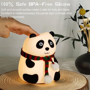 Color Changing Silicone Panda Night Light