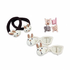 Baby Hair Accessories 8pcs Set - Rabbit