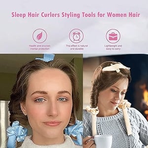 Heatless Hair Curler Accessories Set - Red