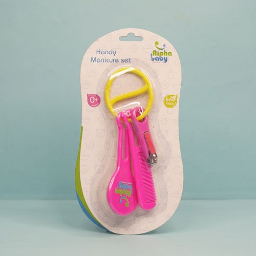 Alpha Baby Handy Manicure Set - Pink
