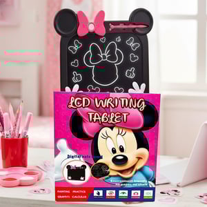 LCD Writing Tablet For Kids - Minnie Mouse