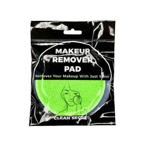 Clean Secret Makeup Remover Pad - Bright Green
