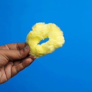 Soft Fleece Hair Band - Yellow