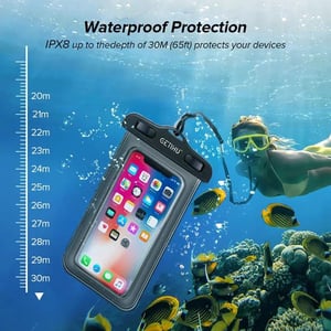 Waterproof Mobile Cover For Underwater - Black