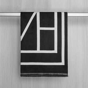 Trendy Korean Style Cashmere Shawl - Toteme Pattern