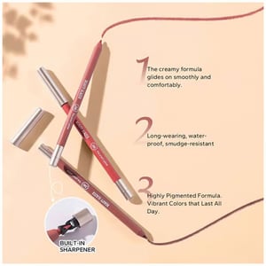 Beauty Glazed Waterproof & Long Lasting Lip Liner 0.6g - Mocha Brown (B104)