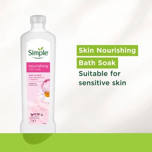 Simple Kind To Skin Nourishing Bath Soak 1L  •