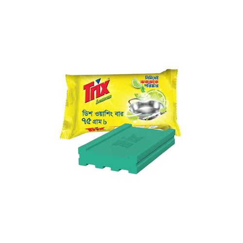 Trix Lemon Dish Washing Bar 75g