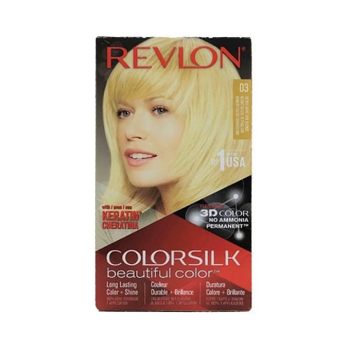 Revlon Colorsilk Beautiful 3D Hair Color - 03 Ultra Light Sun Blonde  •