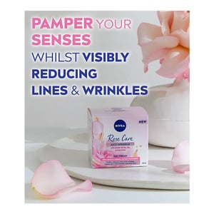 Nivea Rose Care Anti-Wrinkle Day Cream With Rose Petal Oil & Calcium 50ml
