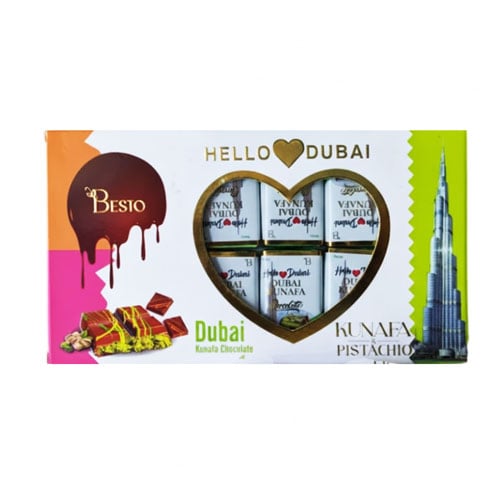Besto Dubai Kunafa & Pistachio Chocolate 220gm  •