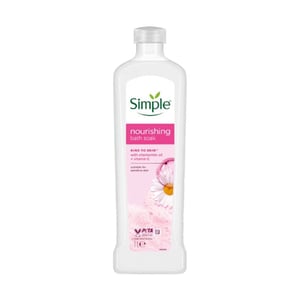 Simple Kind To Skin Nourishing Bath Soak 1L  •